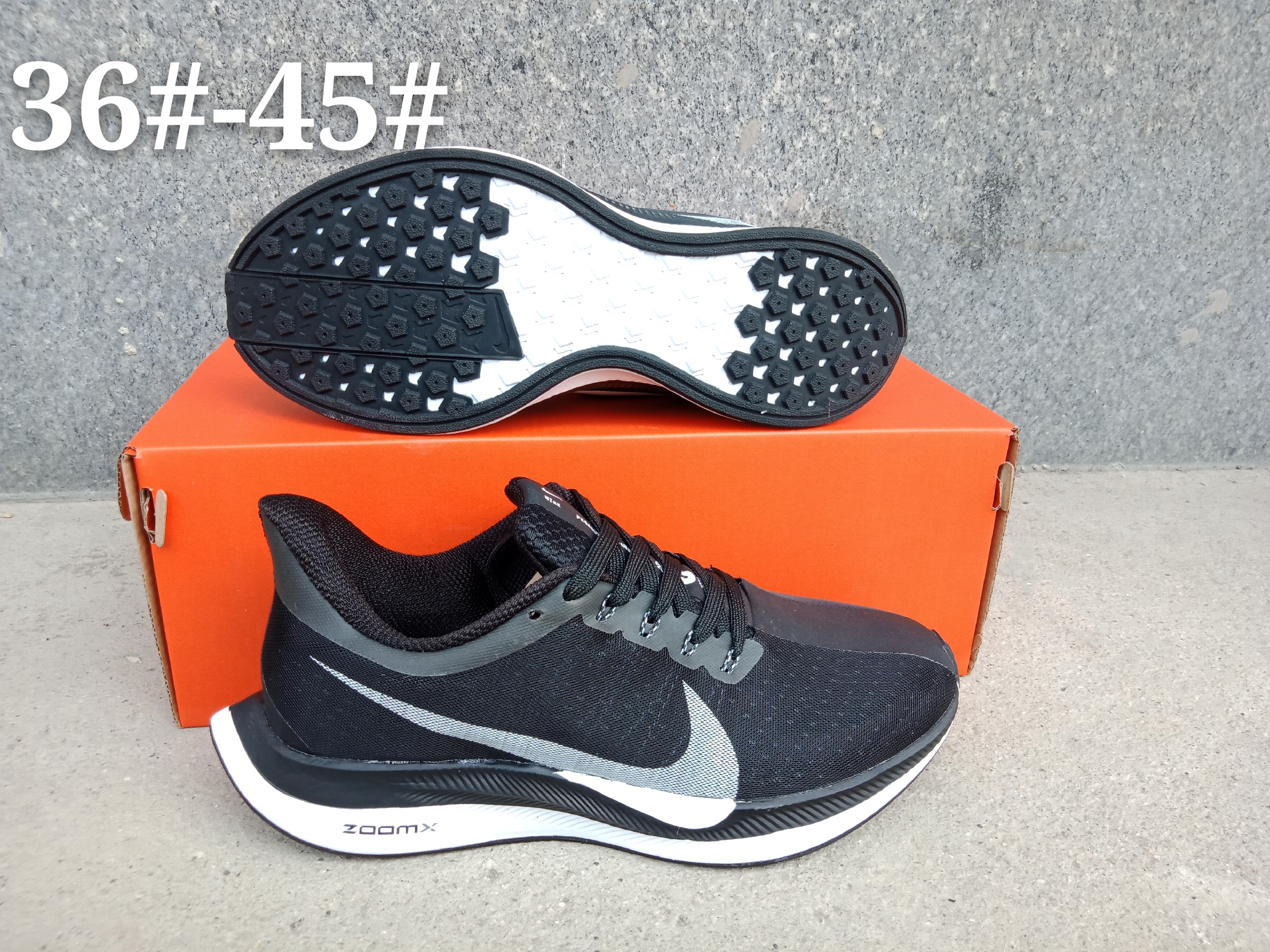 Nike Air Zoom Pegasus 35X Black Grey Shoes